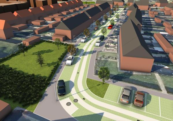 Wemeldinge Noordzijde bocht Oosterscheldestraat