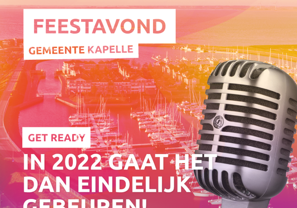 Poster van de feestavond gemeente Kapelle