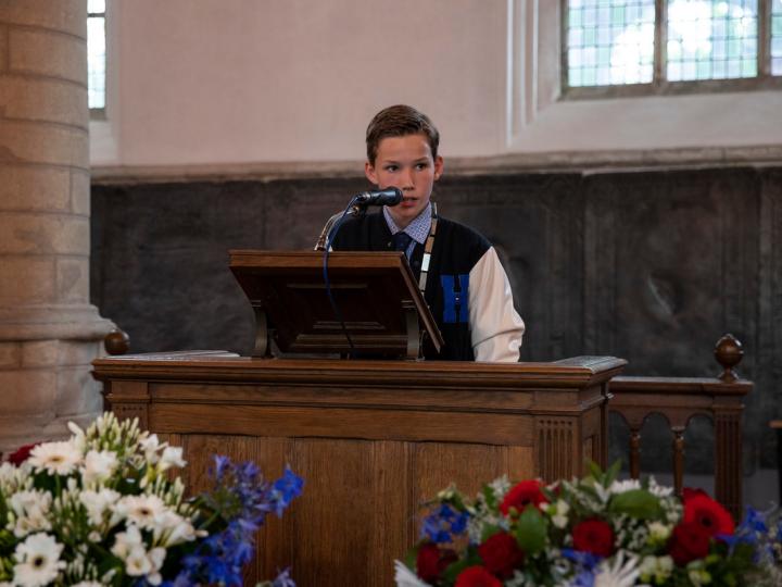 4 mei herdenkingstoespraak Lucas de Visser kinderburgemeester gemeente Kapelle
