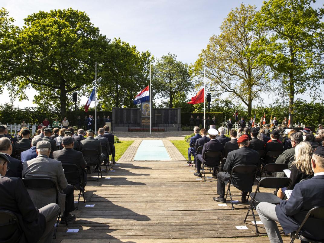 Franse Herdenking 2023 Overzichtsfoto