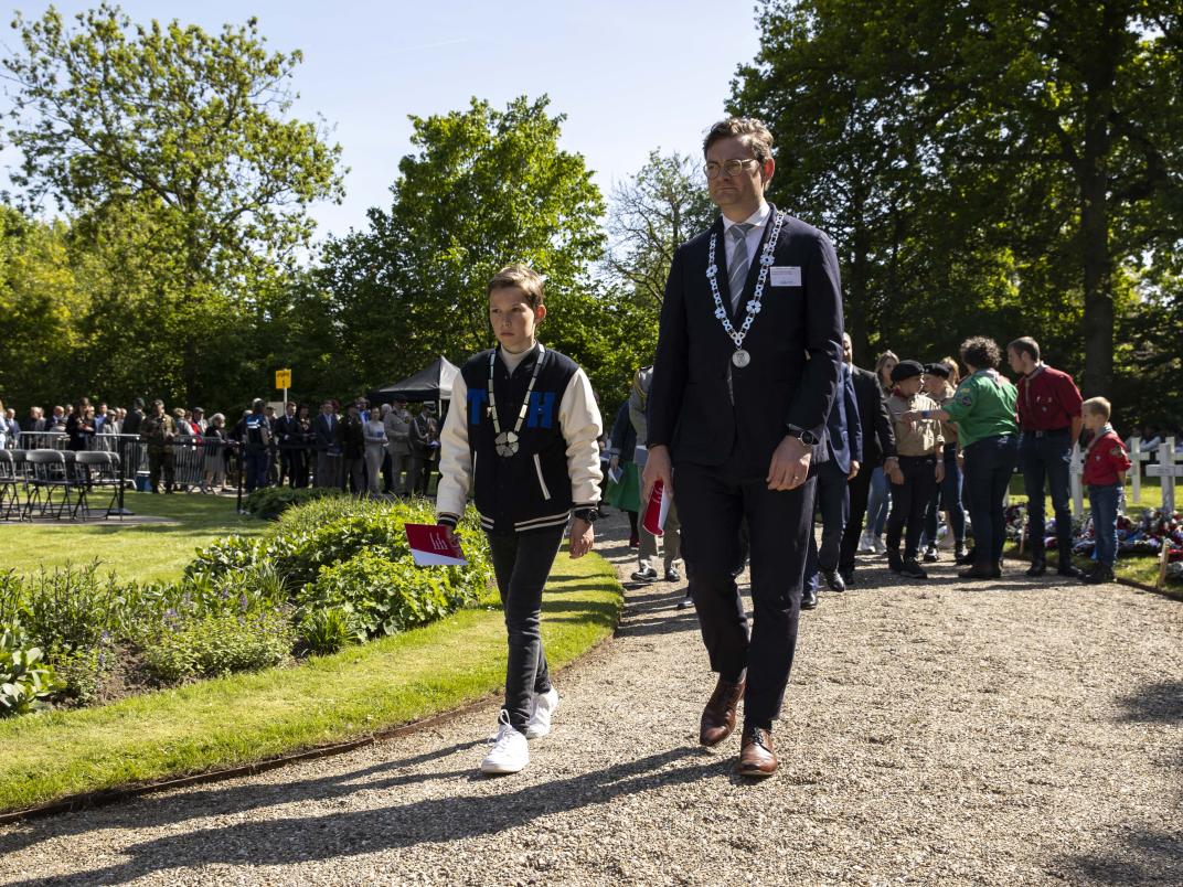 Franse Herdenking 2023 Aankomst begraafplaats