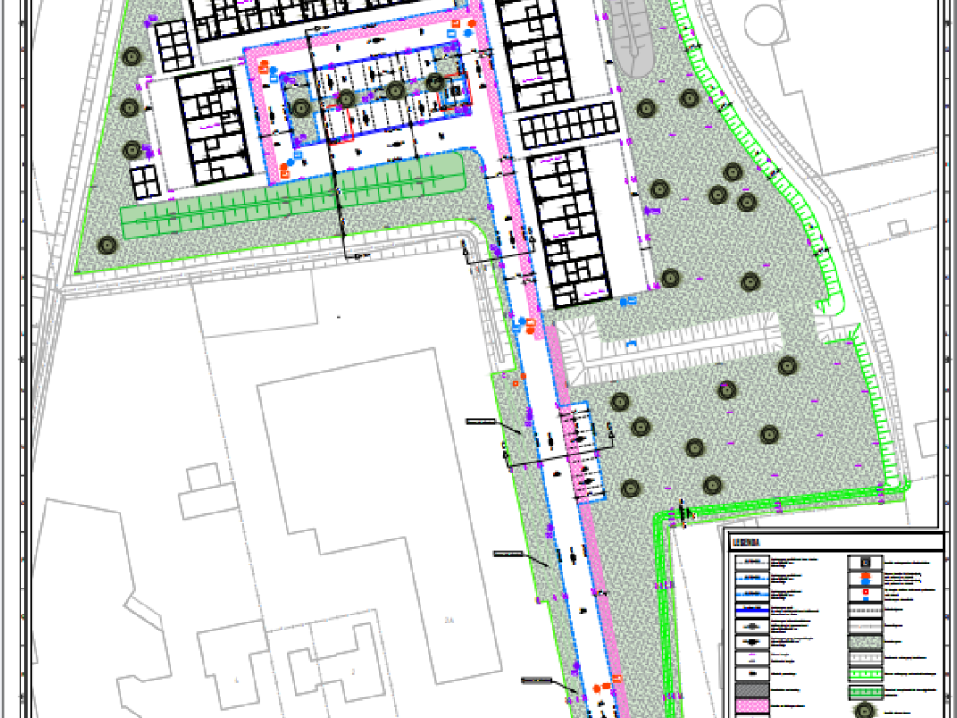 Bovengrondse inrichting flexwoningen biezelinge