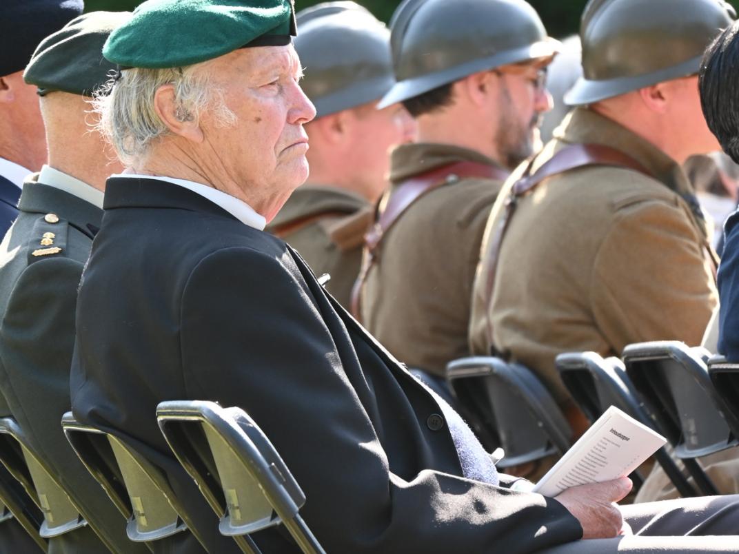Genodigden tijdens de Franse Herdenking