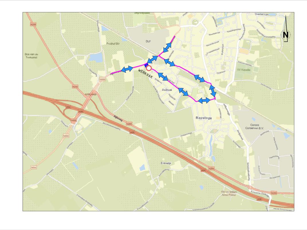 Omleidingsroute Annie MG Schmidtsingel