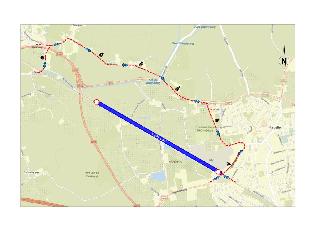 Omleidingsroute fietspad deel 2