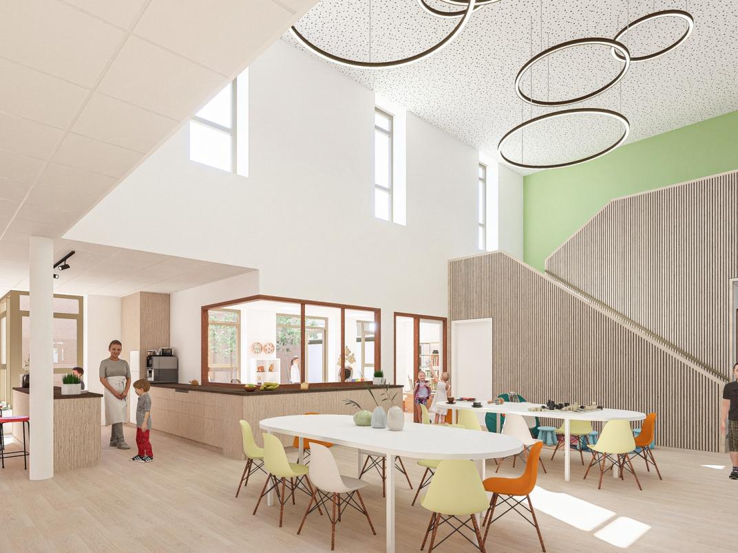 Impressie interieur IKC Wemeldinge 